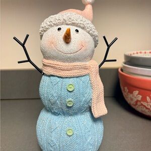 Festive Snowman Figurine